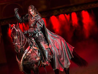 Hotel Excalibur a Las Vegas - Cavaliere del Drago al Torneo dei Re