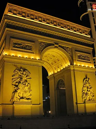 Hotel Paris in Las Vegas - Arc de Triomphe