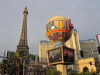 Hotel Paris in Las Vegas - Exterior