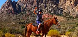 Equitazione in Red Rock Canyon a Las Vegas