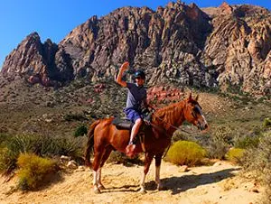 Equitazione in Red Rock Canyon a Las Vegas