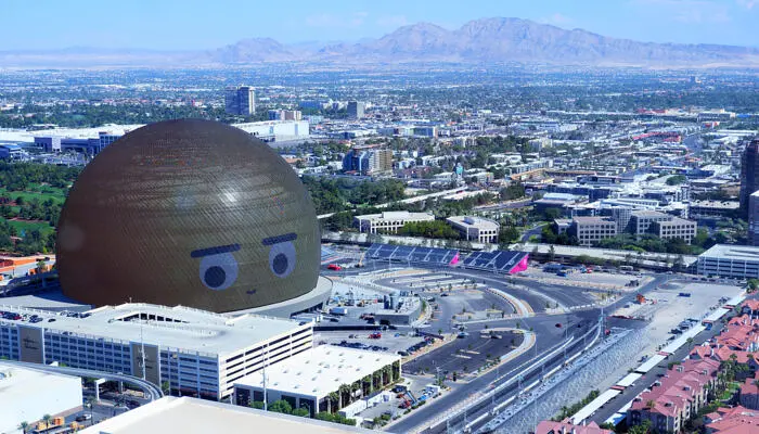 Biglietti per The Sphere a Las Vegas - Vista dalle montagne