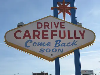 Guidare con prudenza a Las Vegas